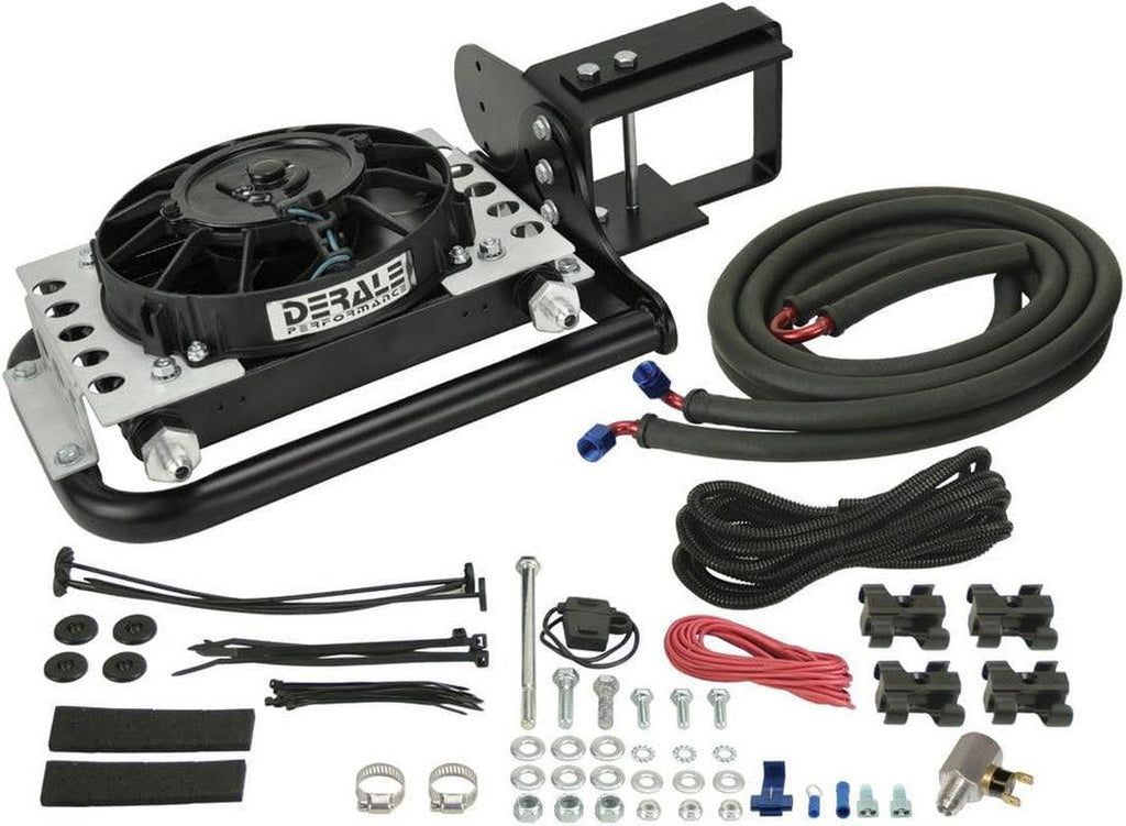 20561 Jeep Wrangler Direct Fit Automatic Transmission Cooler,Black