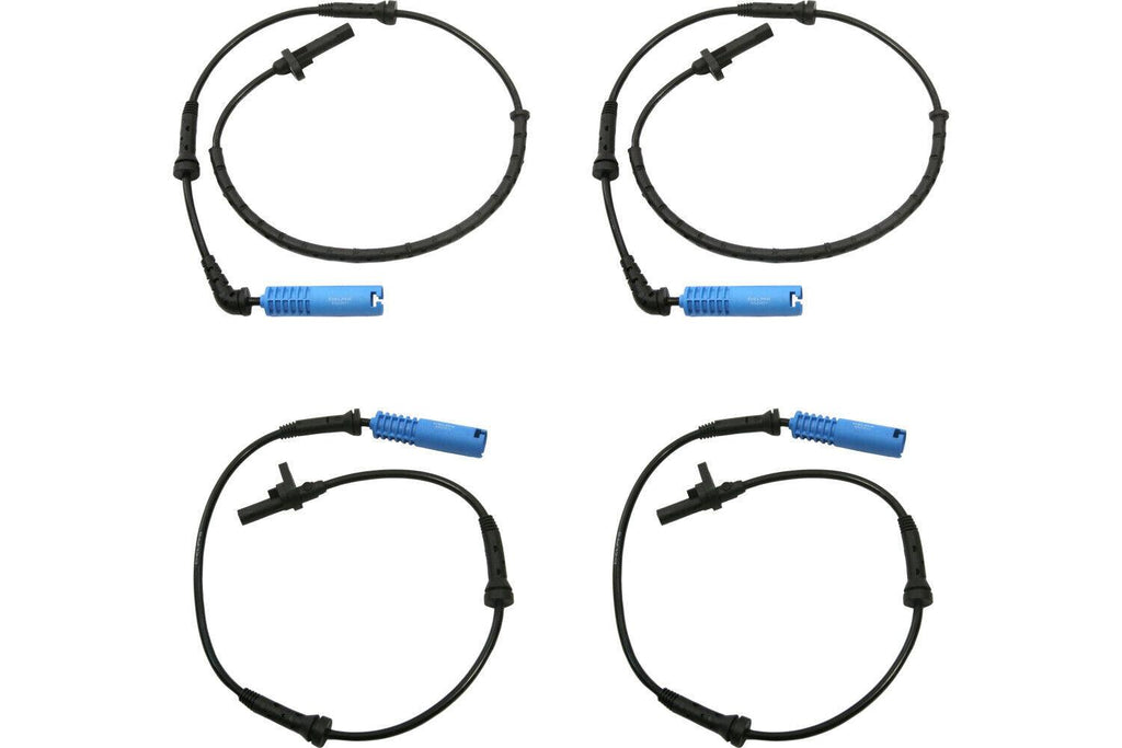 Front & Rear SET Delphi ABS Wheel Speed Sensor for 2004-2005 BMW 645Ci (58049)