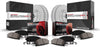 CRK7339 Front and Rear Z23 Evolution Geomet® Coated Brake Kit