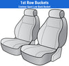 Plush Velour Seat Covers for 2019 Toyota Corolla