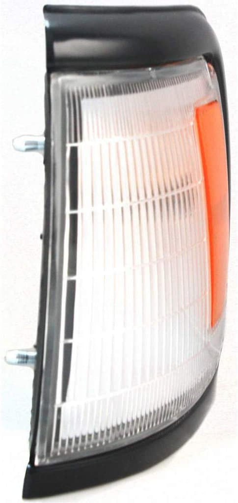 For Toyota Pickup Corner Light 1992 93 94 1995 Driver Side | Clear & Amber Lens | 2WD | W/Black Trim | TO2520125 | 8162035080