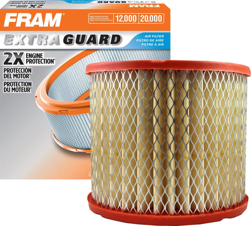 FRAM Extra Guard round Plastisol Engine Air Filter Replacement, Easy Install W/Advanced Engine Protection and Optimal Performance, CA3924 for Select Chevrolet, Buick, Oldsmobile and Pontiac Vehicles