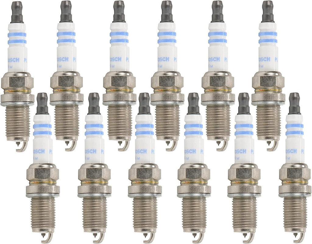 Premium Platinum Set of 12 Spark Plugs for Crossfire W163 W202 W208 W209 V6