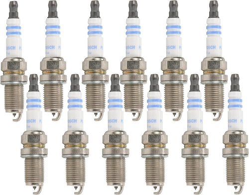 Premium Platinum Set of 12 Spark Plugs for Crossfire W163 W202 W208 W209 V6