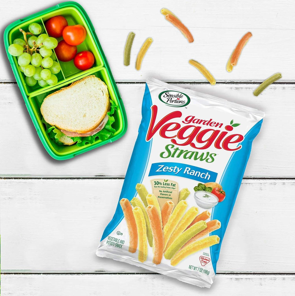 Sensible Portions Garden Veggie Straws Zesty Ranch, 7 Oz