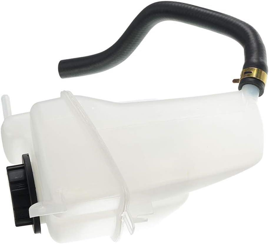 A-Premium Engine Coolant Overflow Recovery Reservoir Tank [W/Cap & Tubing] Compatible with Lincoln LS 2000-2006, Ford Thunderbird 2002-2005, 3.0L 3.9L, Replace # 5W4Z8A080AA
