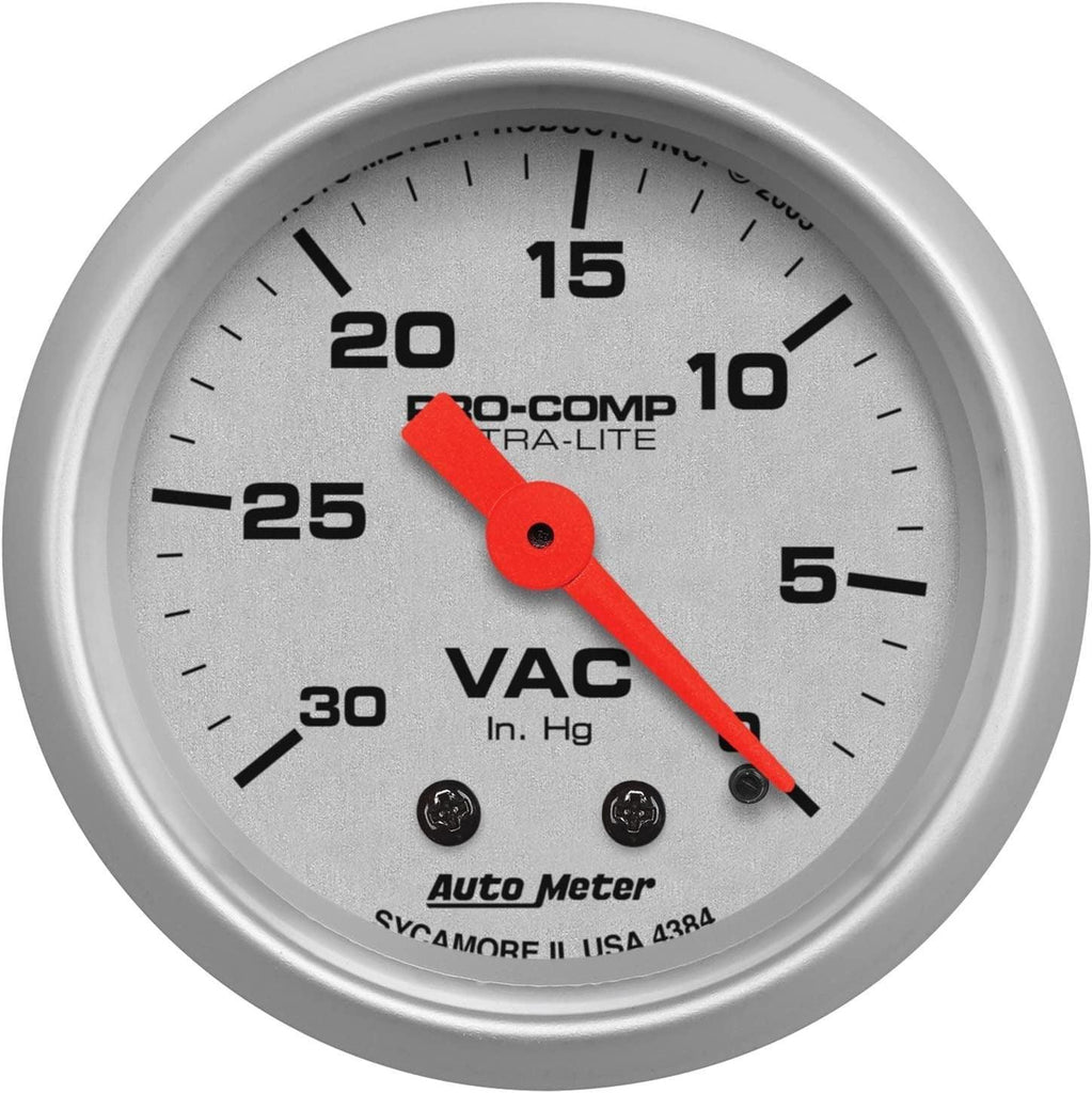 4384 Ultra-Lite Mechanical Vacuum Gauge Regular, 2.3125 In.