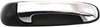 Compatible with Chrysler Aspen Exterior Door Handle 2007 2008 2009 Passenger Side | Rear Smooth Black Bezel W/Chrome Lever | Trim: All Submodels | CH1521118 | 1EH601XRAA