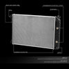 OEM-RA-730 Factory Style Aluminum Cooling Radiator Compatible with 1973-1986 C/K/Blazer/Jimmy V8 AT/MT, 28-3/8" W X 20-1/4" H X 2-1/4" D, 1-5/16" Inlet / 1-5/16" Outlet