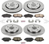 KOE6563 Autospecialty Front and Rear Replacement Brake Kit-Oe Brake Rotors & Ceramic Brake Pads