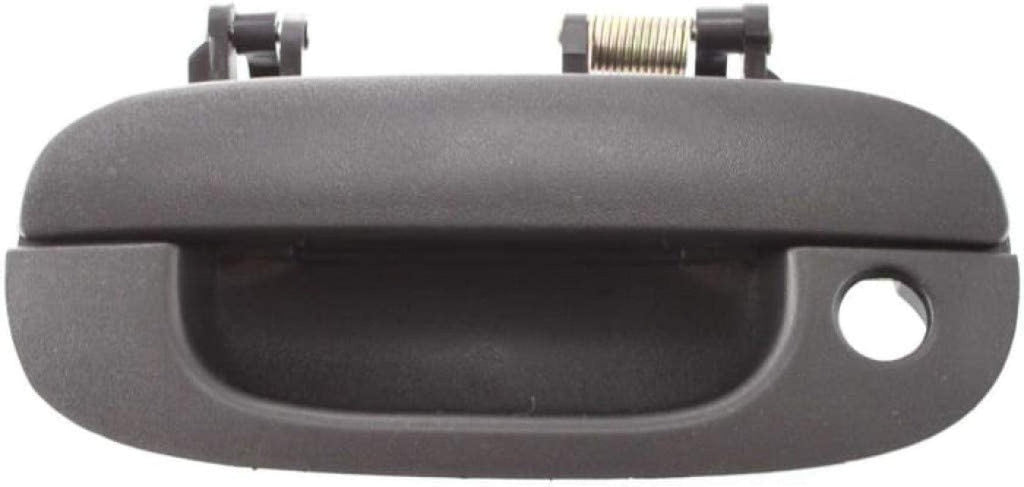 Compatible with Dodge Ram 1500 Exterior Door Handle 1994-2001 Driver Side Front, Textured Black | with Key Hole | Trim: All Submodels | CH1310102 | 55275023AB