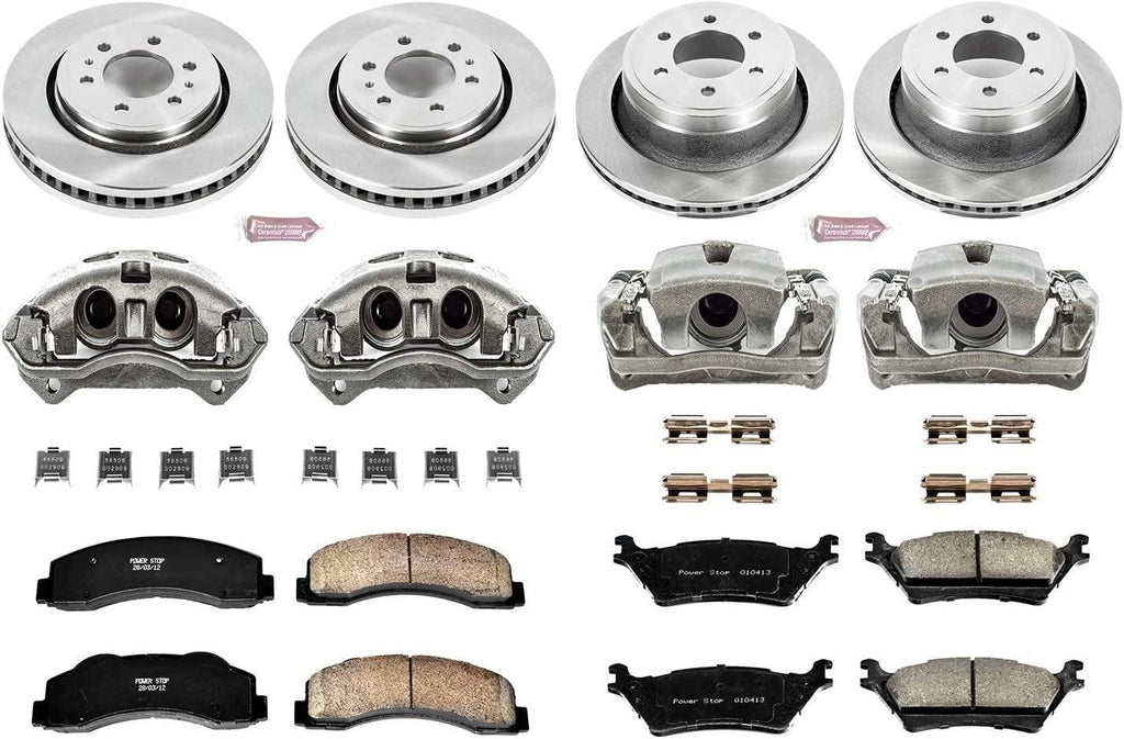 KCOE6268 Autospecialty 1-Click OE Replacement Brake Kit with Calipers