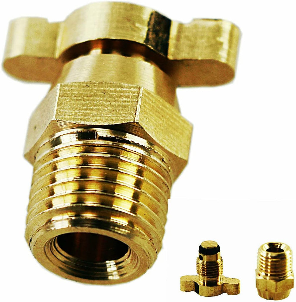 ENGINKUHLER Racing NPT 1/4" Radiator Universal Style Thread Male Brass Petcock Drain Plug Replacement