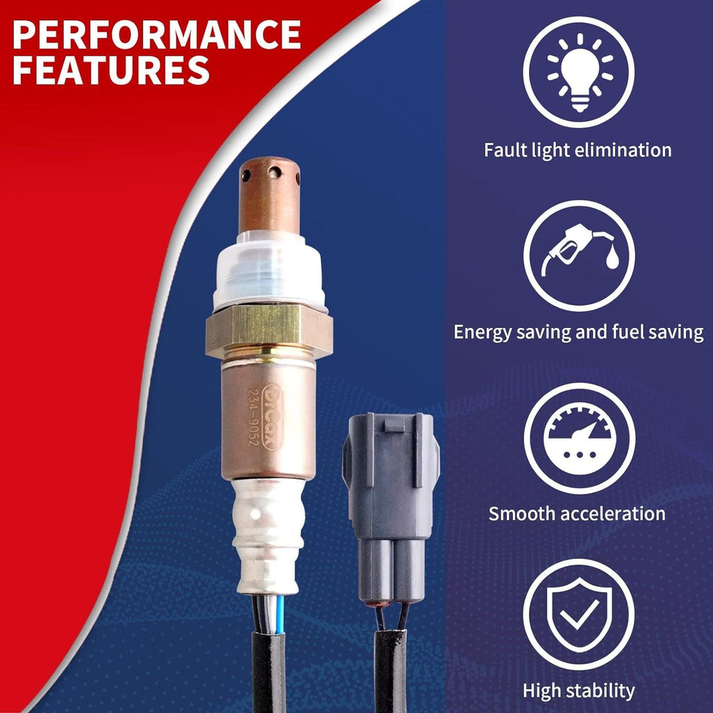 Drcax Oxygen O2 Sensor Heated Air Fuel Ratio Upstream 234-9052 15974 Compatible with Lexus LS460 4.6L 2007-2009 Pontiac Vibe Toyota Corolla Matrix 1.8L 2005-2008 Yaris 1.5L Replace 24661 250-54006