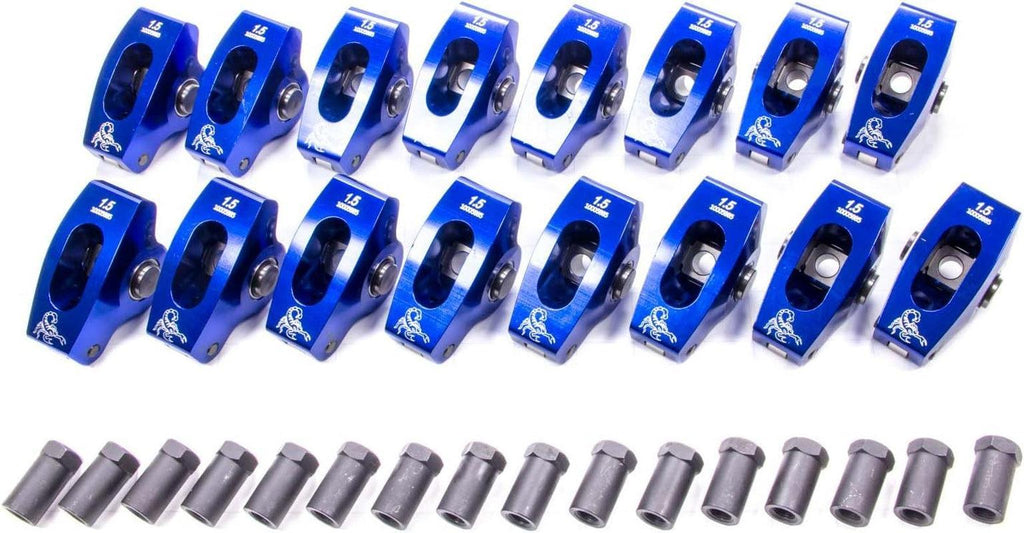 1003 1.6 Ratio Roller Rocker Arm for Small Block Chevy - Pack of 16