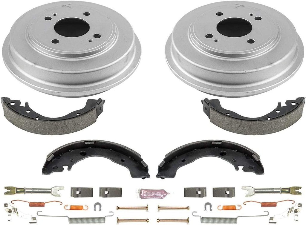 KOE15399DK Autospecialty Rear Replacement Brake Kit-Oe Brake Drums & Ceramic Brake Pads