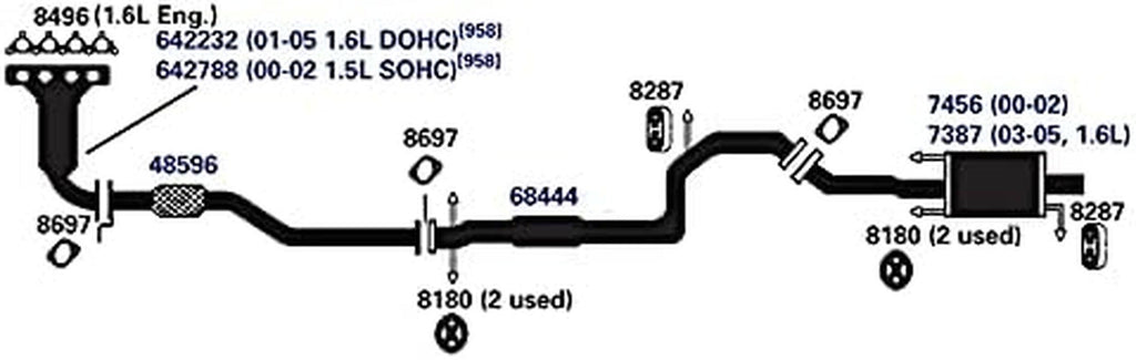 642232 Catalytic Converter