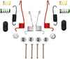 Professional 18K575 Rear Drum Brake Spring Kit with Springs, Pins, Retainers, Washers, and Caps