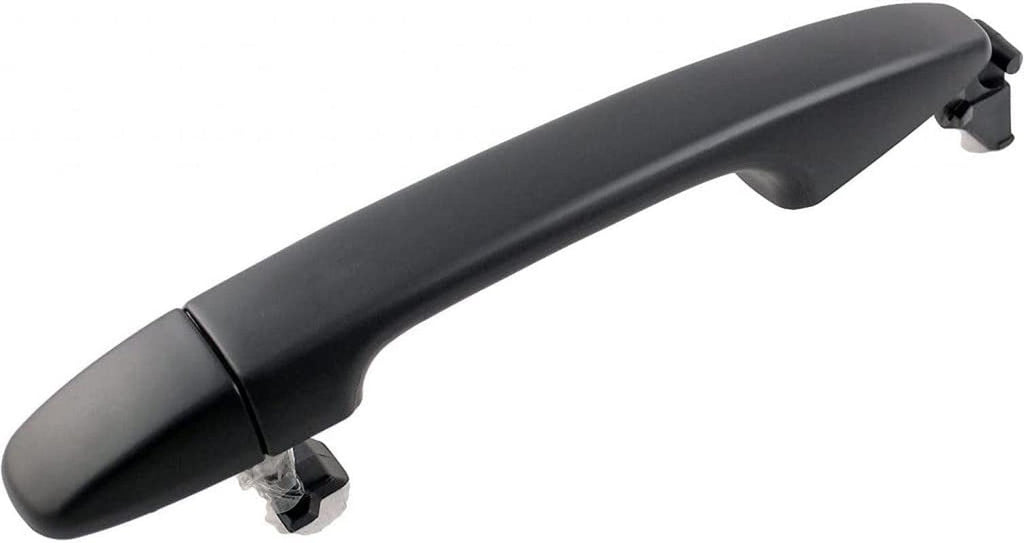 for Subaru XV/XV Crosstrek 2013 2014 2015 Exterior Door Handle Driver or Passenger Side | Rear | Smooth Black | Plastic | Replacement for 61134FJ300, 61160FJ100
