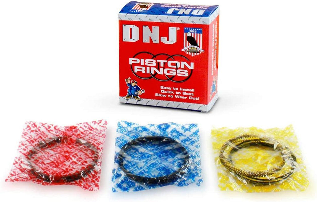 DNJ PR214 Piston Ring Set Standard Size for 98-02 Honda, Acura, Isuzu Accord, CL, Oasis, Odyssey 2.3L L4 SOHC Naturally Aspirated F23A1,F23A7