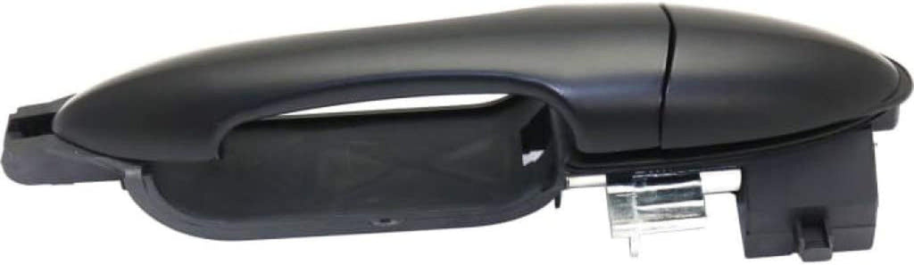 for Ford Focus Exterior Door Handle Front, Passenger Side Smooth Black (2000-2007) Trim:All Submodels