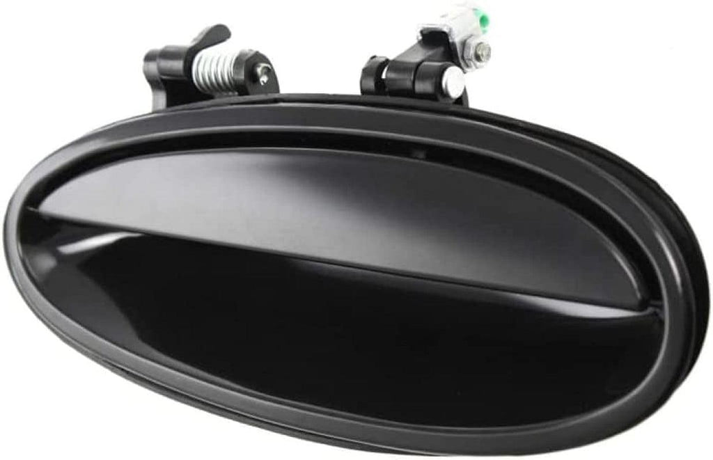 For Buick Lesabre Exterior Door Handle Rear Driver Side Smooth Black 2000-2005 | Trim:All Submodels