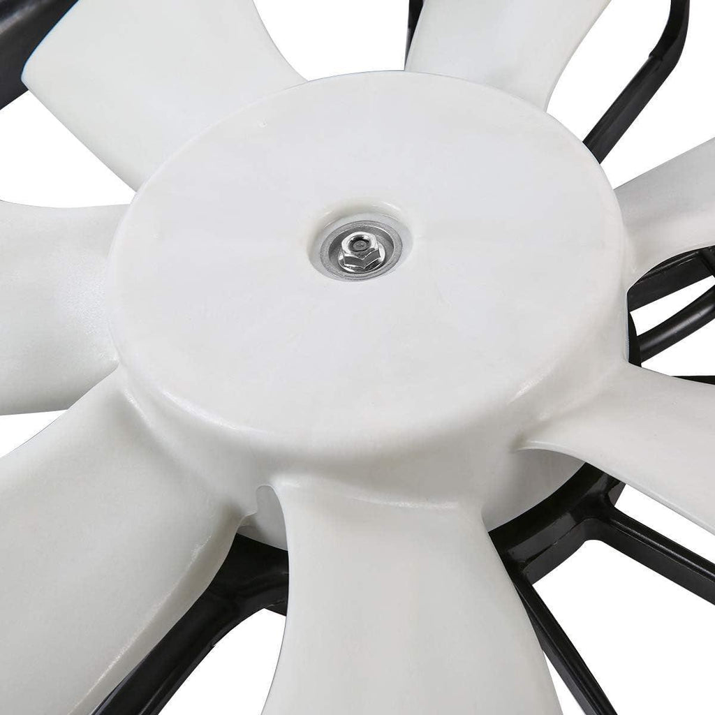 OEM-RF-0213 Factory Style Radiator Cooling Fan Assembly Cooling Efficiency Improved Direct Replacement [Compatible with 06-10 Mazda 5 with Fan Control Module] Black