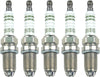 Premium Nickel Set of 5 Pregapped Spark Plugs for Volvo C30 S40 V50 2.4L L5