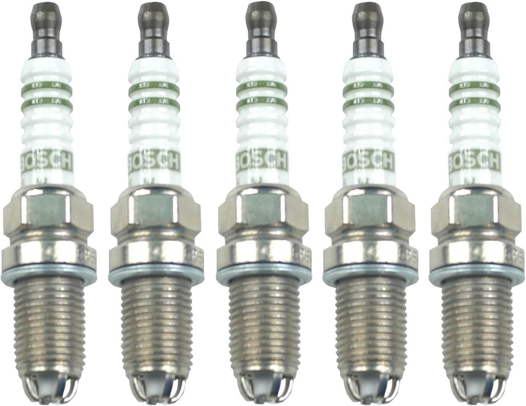 Premium Nickel Set of 5 Pregapped Spark Plugs for Volvo C30 S40 V50 2.4L L5