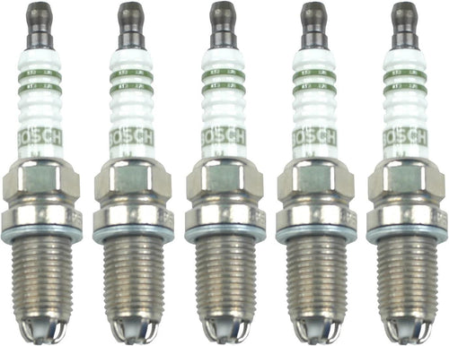 Premium Nickel Set of 5 Pregapped Spark Plugs for Volvo C30 S40 V50 2.4L L5