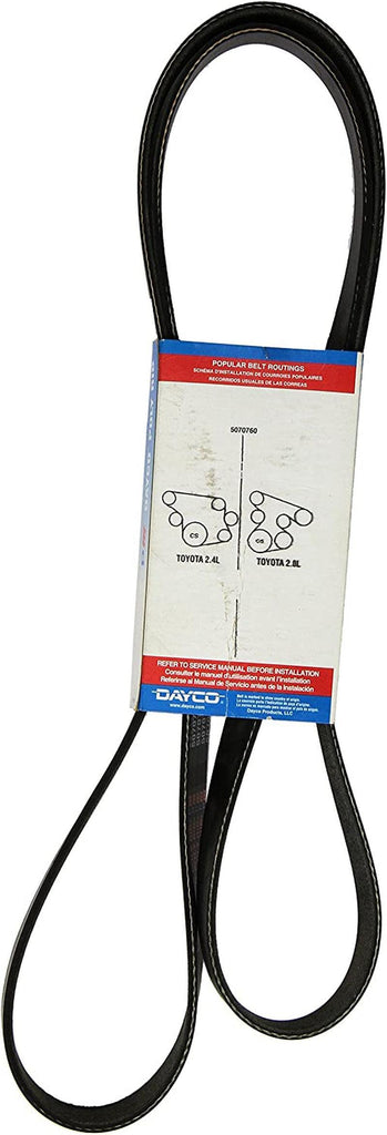 5070760 Serpentine Belt , Black