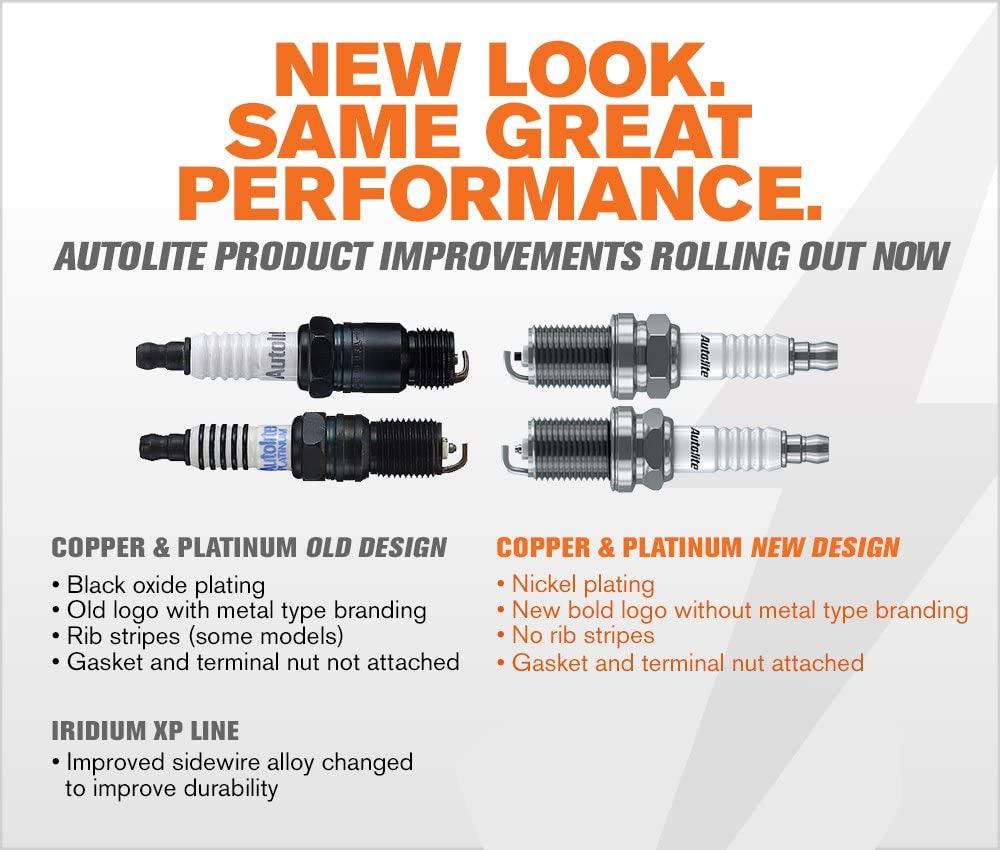 Autolite 2974DP Copper Non-Resistor Automotive Replacement Spark Plug (1 Pack)