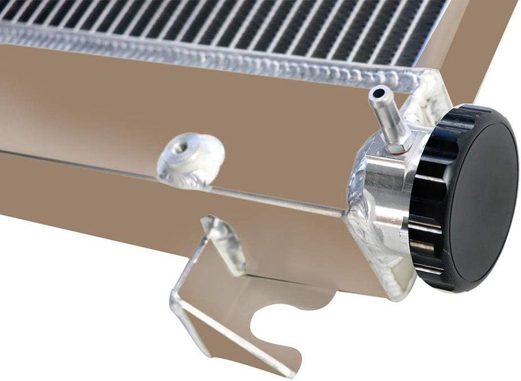 ALLOYWORKS CU1553 Full Aluminum Radiator for 1994-2002 Dodge Ram 2500 3500 Quad Cab 5.9L L6 Turbo Diesel Cummins 1995 1996 1997 1998 1999 2000 2001 Radiators(3 Row Core, Crossflow Radiator)
