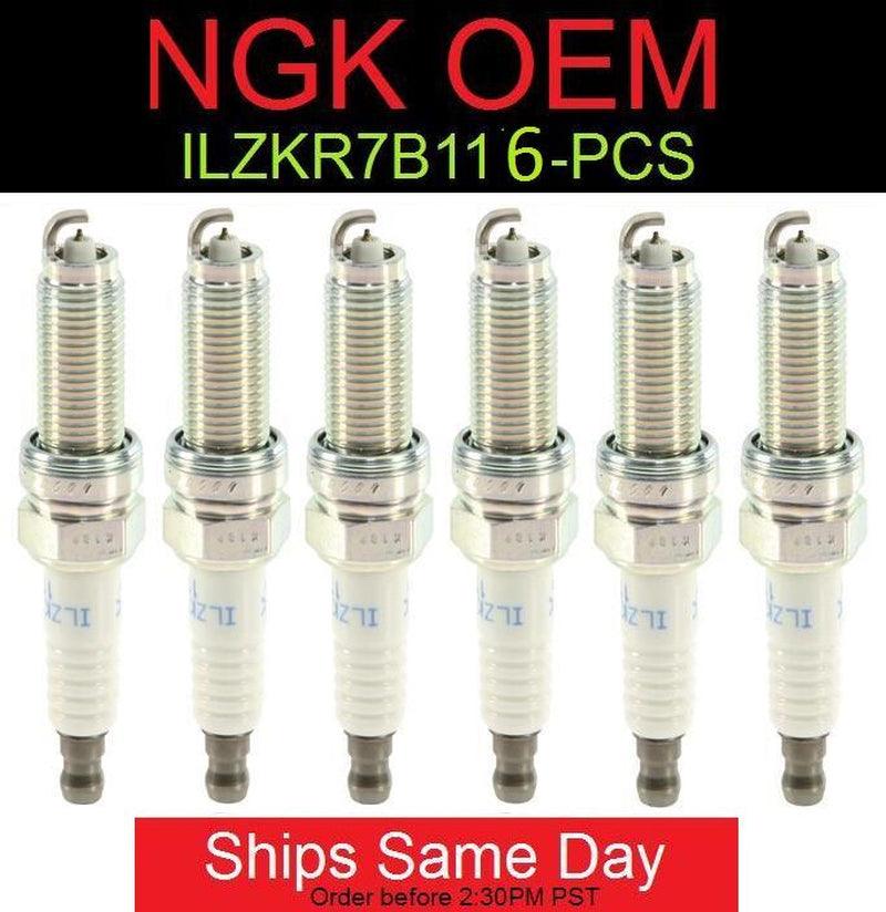 6-PC HONDA ACURA NGK LASER IRIDIUM LONG LIFE PLUG TSX ACCORD PILOT - ILZKR7B11