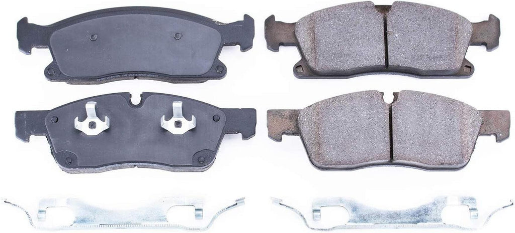 17-1629, Z17 Front Ceramic Brake Pads with Hardware