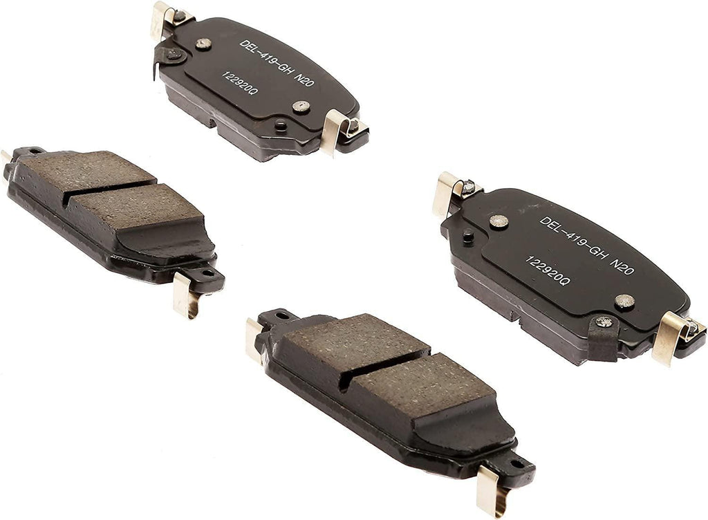 Gold 17D2042CF1 Ceramic Rear Disc Brake Pad Kit