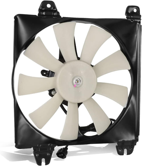 OEM-RF-0425 Factory Style A/C Condenser Fan Assembly Compatible with 01-05 Sebring/Stratus/Eclipse Coupe