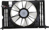 622130 Cooling Fan Assembly Compatible with 2009-2013 Toyota Corolla Black