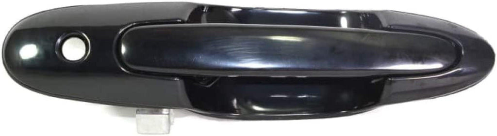 for Mazda MPV Exterior Door Handle Front, Driver Side Smooth Black 2000-2006 | with Key Hole | Trim:All Submodels | MA1310117 | LC7059410F08