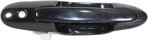 for Mazda MPV Exterior Door Handle Front, Driver Side Smooth Black 2000-2006 | with Key Hole | Trim:All Submodels | MA1310117 | LC7059410F08