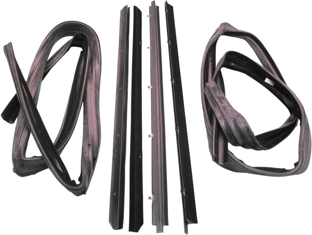 KG1001-6 Glass Run Channel Kit (Inner & Outer Belt Weatherstrip Kit, Complete, Driver Side & Passenger Side)