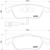 Front Disc Brake Pad Set for Passat, Q3, Q3 Quattro+More (P85130)