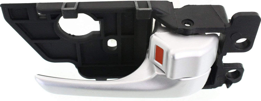 Front or Rear Interior Door Handle Compatible with 2010-2013 Kia Forte/Forte Koup Painted Silver, Plastic, Set of 2, Driver and Passenger Side