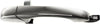 Rear Exterior Door Handle Compatible with 2005-2010 Chrysler 300 and 2005-2008 Dodge Magnum, Set of 2, Driver and Passenger Side