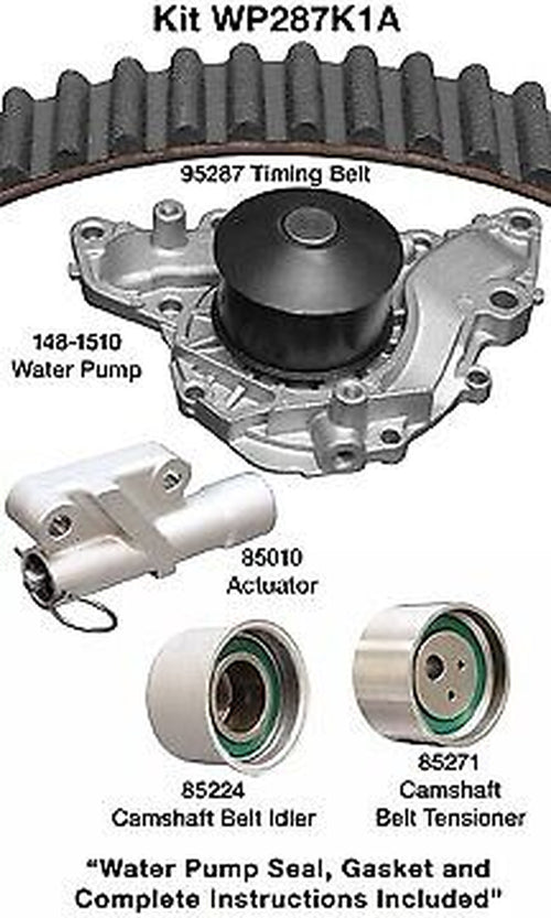 Dayco Engine Timing Belt Kit with Water Pump for Mitsubishi WP287K1A