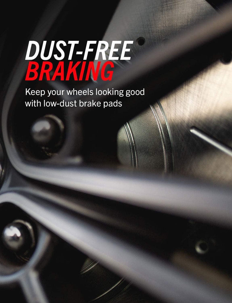 K2853-26 Front and Rear Z26 Carbon Fiber Brake Pads with Drilled & Slotted Brake Rotors Kit [Dual Piston Model]