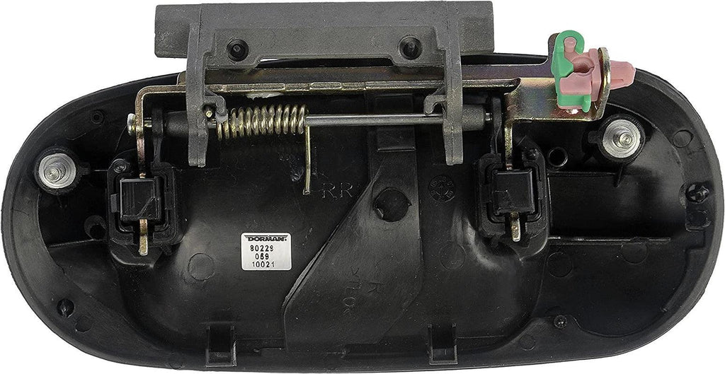 Dorman 80229 Rear Passenger Side Exterior Door Handle Compatible with Select Ford Models, Smooth Black