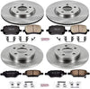 KOE2731 Autospecialty Front and Rear Replacement Brake Kit-Oe Brake Rotors & Ceramic Brake Pads