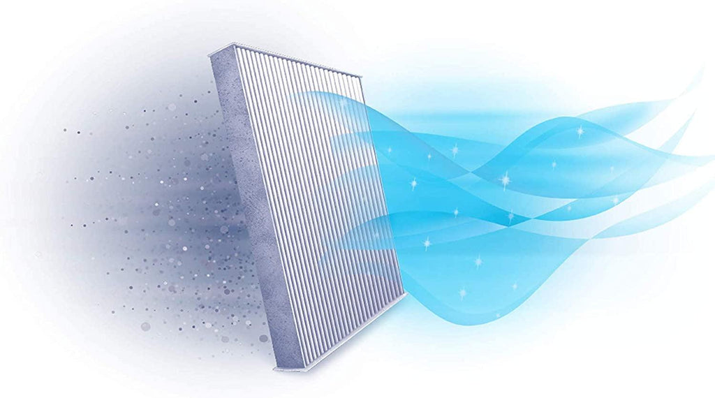 Fresh Breeze Cabin Air Filter Replacement for Car Passenger Compartment W/Arm and Hammer Baking Soda, Easy Install, CF9336 for Select Volvo Vehicles, White