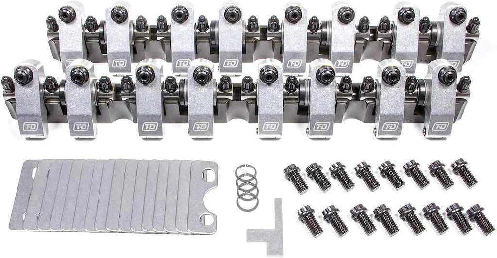 T&D (7341-160/160) 1.6/1.6 Ratio Rocker Arm Shaft Kit for Small Block Ford